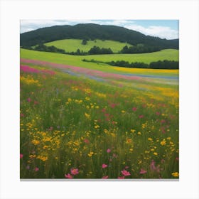 Wildflower Field Canvas Print