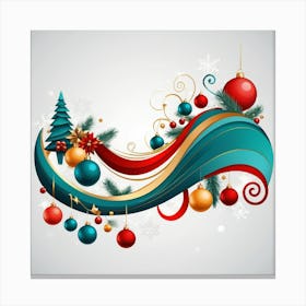 Christmas Background Canvas Print