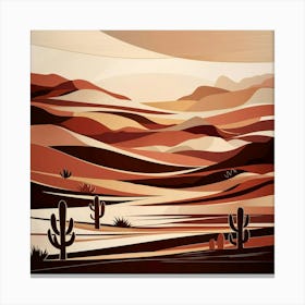 Desert Landscape 5 Canvas Print