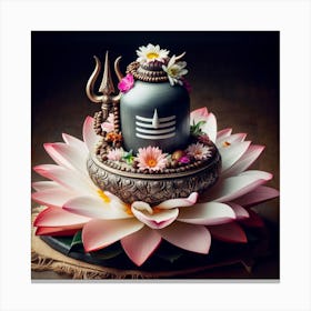 Shiva Linga Canvas Print