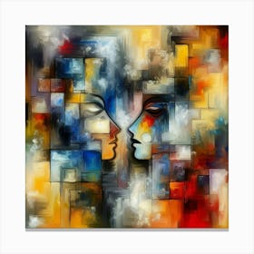 Abstract Painting Canvas Print