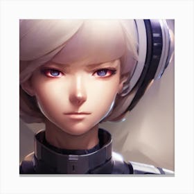 Overwatch Character Hyper-Realistic Anime Portraits Canvas Print