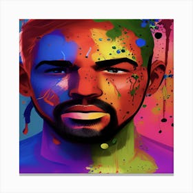 Colorful Man 1 Canvas Print