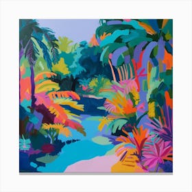 Colourful Gardens Naples Botanical Garden Usa 1 Canvas Print