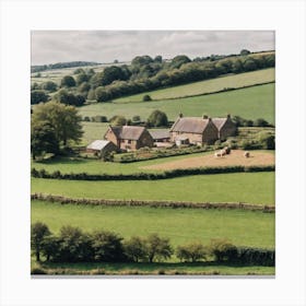 Farm In The Countryside 9 Canvas Print