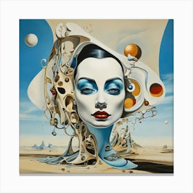 'Strange Face' Canvas Print