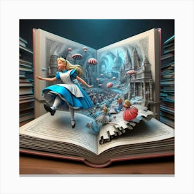 Alice In Wonderland 3 Canvas Print