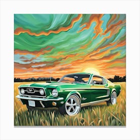 Ford Mustang Canvas Print