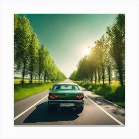 Bmw E30 Road Trip Canvas Print