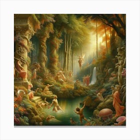 Aphrodite'S Garden Canvas Print