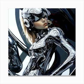 Futuristic Woman 8 Canvas Print