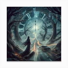 Clock Of The Dead Canvas Print