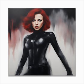 Black Widow Scarlet Johansson Canvas Print