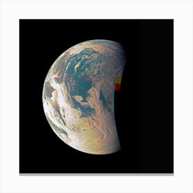 Earth From Space Canvas Print