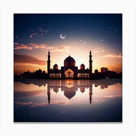 Islamic Mosque Canvas Print