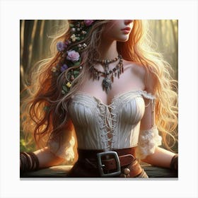 Elven Beauty 4 Canvas Print