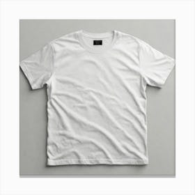 White T - Shirt 13 Canvas Print