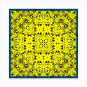 Modern Abstraction Pattern A Symbol Of Ukraine Canvas Print