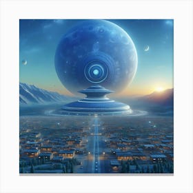 Alien City Canvas Print