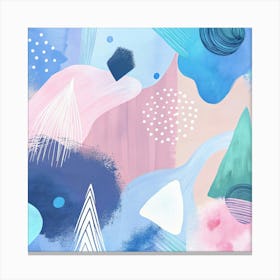 Abstract Watercolor Painting 1 Canvas Print