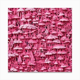 'Paper Forest' Canvas Print