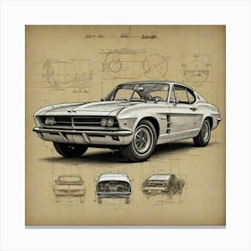 Ford Taurus Canvas Print