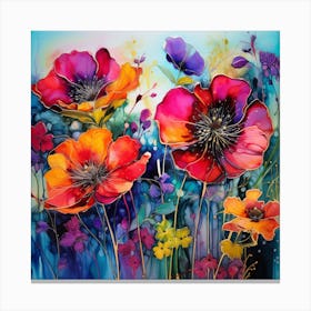 Poppies 25 Canvas Print