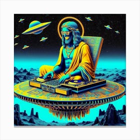 Dj Jesus 2 Canvas Print