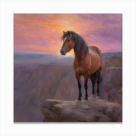 Grand Canyon Horse 1 Canvas Print