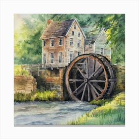 Water Wheel 2 Canvas Print