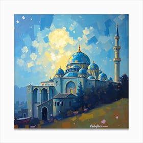 Blue Mosque Canvas Print