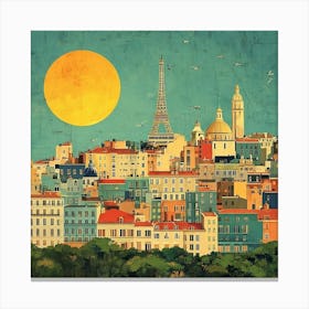 Paris Canvas Print Art Canvas Print