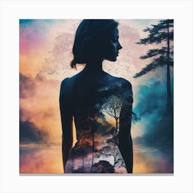 Woman'S Body Canvas Print