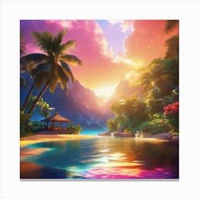 Tropical Paradise 12 Canvas Print