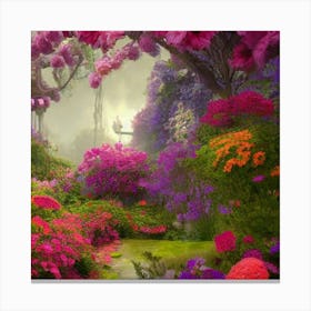 Fresh Flowers Floral Garden Adeline Yeo Canvas Print