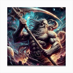 God Of The Sky 8 Canvas Print