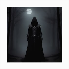 Dark Knight In The Woods Canvas Print