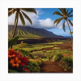 Hawaiian Landscape 12 Canvas Print