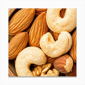 Almonds In A Bowl Canvas Print