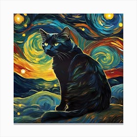 Cosmic Kitty Canvas Print