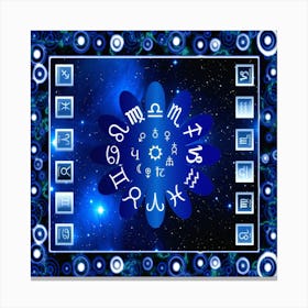 Astrology Horoscopes Constellation Canvas Print