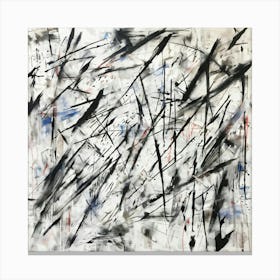 Abstract Design Featuring Hand Drawn Arrows And Markings Chaotic Arrangement Emphasis On Direction (4) Canvas Print