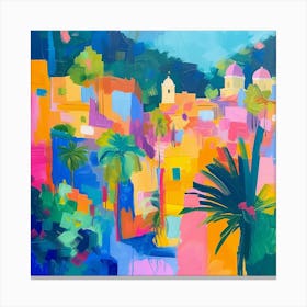 Abstract Travel Collection San Pedro Sula Honduras 2 Canvas Print