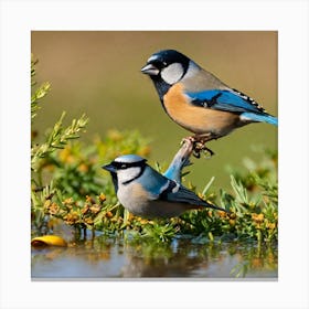 Blue Tit 56 Canvas Print