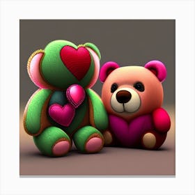 Teddy Bears 2 Canvas Print