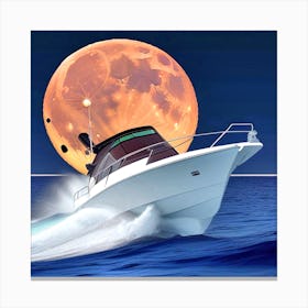 Moonlight Cruise 62 Canvas Print
