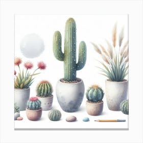 Cactus 5 Canvas Print