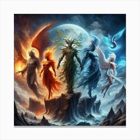 Tree Of Life paintings art print 3 Canvas Print