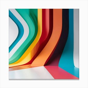 Colorful Paper Background Canvas Print