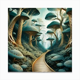 Path Through The Forest Canvas Print